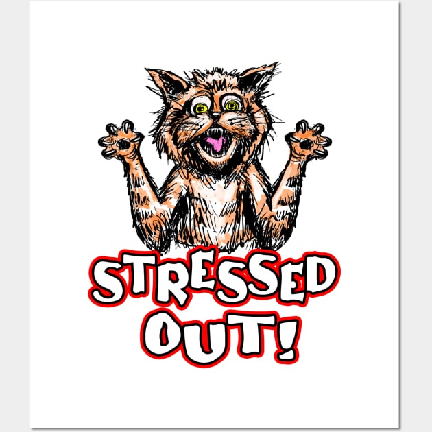 Stressed Out Wall Art by Shawnsonart